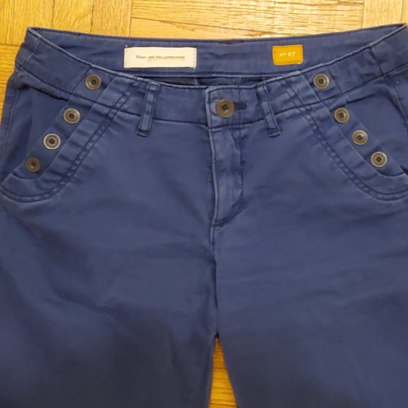 Anthropologie Blue Indigo Pants - Picture 2 of 3
